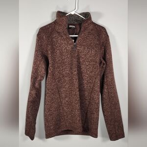 Eddie Bauer Radiator Fleece 1/4 Zip Bronze tan both small  and black- m